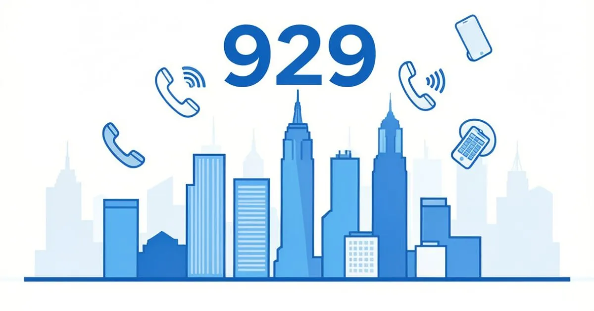 929 area code